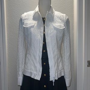 Anne Fontaine Women White Jacket sz 38